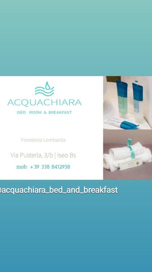 Acquachiara Iseo Deluxe Bed & Breakfast Iseo Center With Garden And Parking Inside Foresteria Ngoại thất bức ảnh