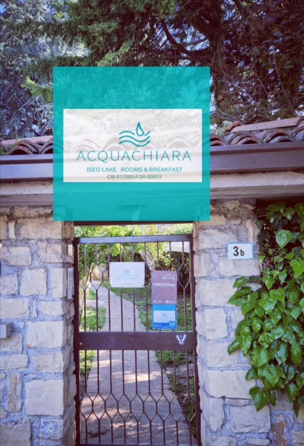 Acquachiara Iseo Deluxe Bed & Breakfast Iseo Center With Garden And Parking Inside Foresteria Ngoại thất bức ảnh