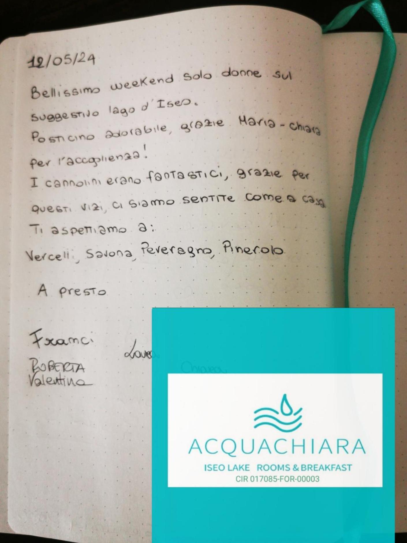 Acquachiara Iseo Deluxe Bed & Breakfast Iseo Center With Garden And Parking Inside Foresteria Ngoại thất bức ảnh